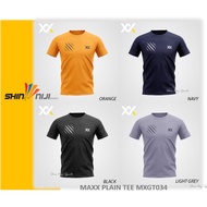 Maxx Plain Tee Badminton Jersey Jersi Badminton MXGT034 ( Felet, Fleet, Yonex )