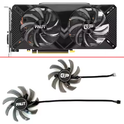 85mm 4pin GA91S2U RTX 2060 GPU FAN Cooler Fan Replace For Palit GeForce RTX 2070 2060 Dual Gaming Pr