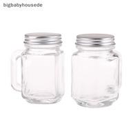 BB 1Pc 40ml Mini Jam Honey Jar Portable Leakproof Coffee Milk Juice Bottle With Lid Home Party Bar V