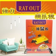 RAT OUT香港品牌- 捕鼠板 2片│老鼠膠│ 強力粘着 黏膠捕鼠│強力膠貼加厚 [20*30cm] #無毒 #安全 #無害 #衛生 安全環保│可無害處理│老鼠板│捕鼠神器│老鼠輩剋星│黏鼠板│滅鼠