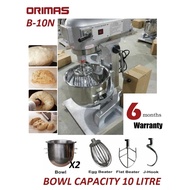 Orimas B10-N x 2-Bowl Commercial Dough Mixing Machine