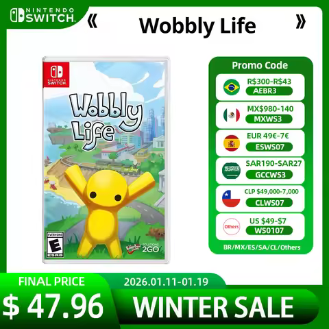 Wobbly Life Nintendo Switch Game 100% New Nintendo Physical Game Card for Switch Game Console