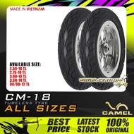 TAYAR CAMEL CM18 E-BIKE EBIKE TUBELESS TYRE 2.50-10 (14x2.50), 2.75-10 (14x2.75), 3.00-10, 90/90-12