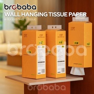 BROBABA 4-ply Kitchen Tissue 1000 Sheets Hanging Drawer Toilet Paper Tissue Wall Hanging Thousand Dr