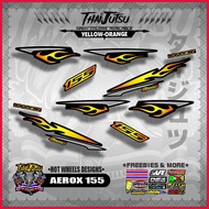 ♚ ◊ ✙ AEROX 155 DECALS ( HOT WHEELS DESIGNS )【ThaijutsuStickers】