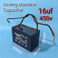 16uf 450v Sewing Machine Capacitor Kapasitor Mesin Jahit 16uf