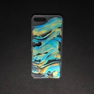 Acrylic 手繪抽象藝術手機殼 | iPhone 7/8+ | Blue Hammock