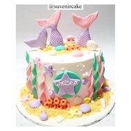 cake mermaid/mermaid cake/kue ulang tahun mermaid/kue ultah mermaid