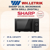 Sharp 25L Microwave Oven with Grill (Digital)