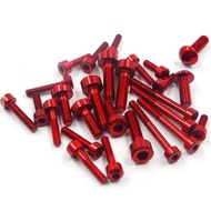 YA-0734RD Yeah Racing ALUMINIUM SCREWS SET FOR FUTABA 10PX