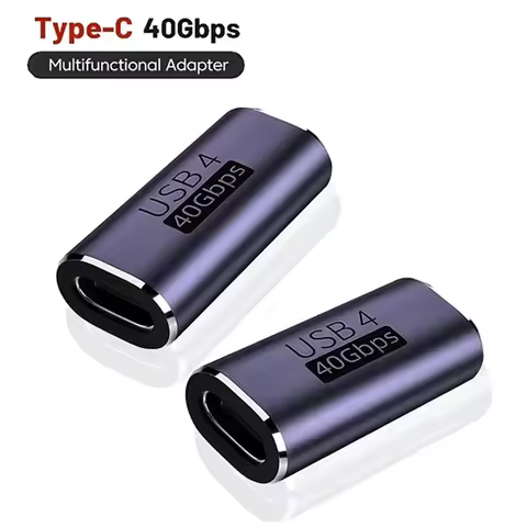 USB 4.0 240W Type C To C Extension OTG Adapter L Style Male To Female Adapter 40Gbps Type C Adapter 