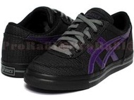 asics TQA424-9033 黑色 AARON CV 粗帆布休閒鞋/特價出清/ 148A