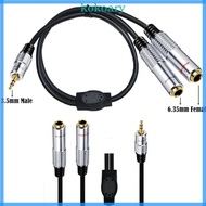 KOK 3 5mm to 6 35mm Microphone Cable 6 35mm Female to 3 5mm Male Mic Cable Balanced Shielded 6 35mm 