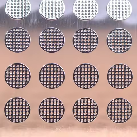 In Ear Earphones Mesh Cover 3.7mm to 5mm Dustproof Steel Mesh for Earphones DIY 20pcs