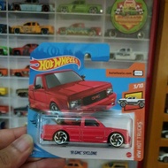 Hot Wheels 91 Gmc Syclone Red Short Card