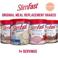 (Halal friendly) SlimFast Original &amp; Diabetic Meal Replacement Shake - Vanilla, Creamy/Rich Chocolate, Strawberry