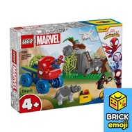 LEGO 11199 Marvel Spidey And His Amazing Friends Team Spidey Dino Crawler Rescue Đồ chơi khối xây dự