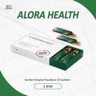 Original Product EXP2027 Genten Enzyme Yasaikoso 228 Fermented Vegetable & Fruits Enzyme 15 Sachets