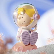 POPMART Bubble Mart Snoopy Space Series Hand-Made Ornaments Cute Peripheral Snoopy Genuine Blind Box