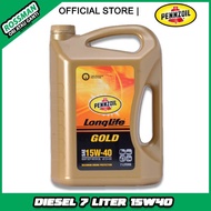 Original Penzoil SAE 15W-40 (CH-4/SL) - 7liter Penzoil Long Life Gold Oil 4x4 Truck Lorry (Diesel)