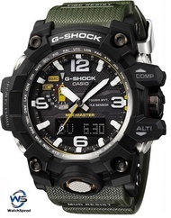 Casio G-Shock GWG-1000-1A3 Mudmaster Tough Solar Black and Green 200M Men s Watch GWG1000-1A3