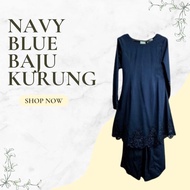 Navy Blue Baju Kurung