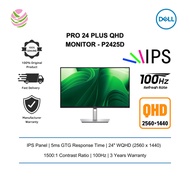 Dell Pro 24 Plus QHD Monitor - P2425D (2560 x 1440, WQHD, 100Hz, 5ms, IPS, HDMI, DP)