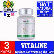 Pemutih Tubuh Herbal Tiens Vitaline 3 KAPSUL Softgel + Gift Asli / Original Tianshi