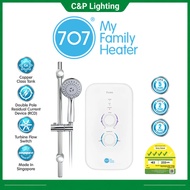 707 Protek Electric Instant Shower Heater w/ Shower Head Set