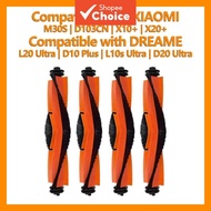 Main Brush Replacement Accessories Compatible with Xiaomi M30S X10+ X20+ Dreame L10s Ultra L20 Ultra