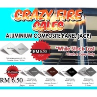 ACP 3MM 4MM White &amp; Black Aluminium Composite Panel / Papan Pintu Kabinet kalis air acp awning roof waterproof