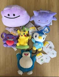 Potdemiel 寶可夢毛絨公仔                                 (百變怪、耿鬼、卡比獸售$70)                                  