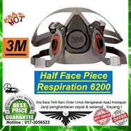 3M Half Mask Respirator 6200 / Asuma Double Respirator SF-016