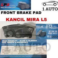 LPB e-PRO SEMI METALLIC FRONT BRAKE PAD KANCIL MIRA L5