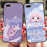 Iphone 7 Plus / ip 8 Plus Cute Cartoon Girl Phone Case