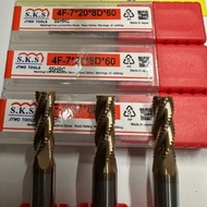 Alloy coarse milling cutter specializing in 55HRC 4F steel D7x20x8Dx60