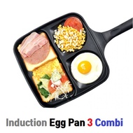 Premium IH Induction Egg Pan 27cm Egg Toast Combi Pan