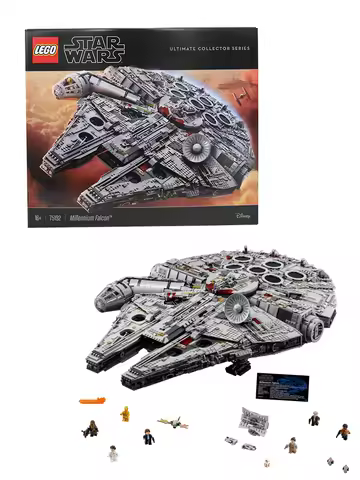 LEGO 75192 Star Wars Ultimate Millennium Falcon Expert Architecture Kit and Starship Model (Adult Ve