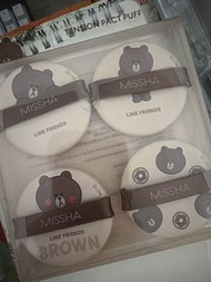 MISSHA LINE FRIENDS 氣墊粉撲