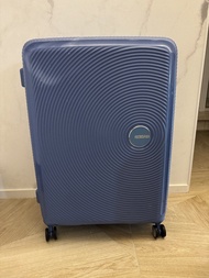 1折幾平讓藍色 American tourister Curio luggage blue color 30吋旅行喼 行李箱
