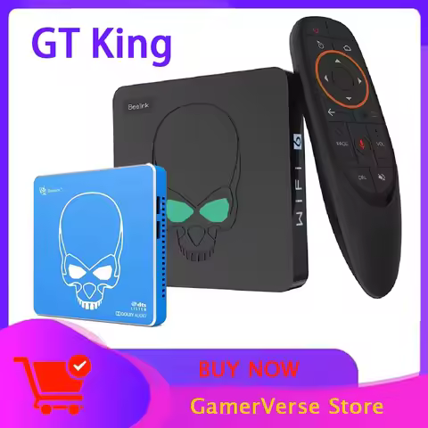 GT King Pro TV Box Box Bee-link 4GB/64GB WIFI 6 Core Voice Remote control 4K UHD USB3.0 HDCP 2.2 3D 