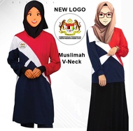 Tshirt Muslimah KRMJ JOHOR STUDENT / MUAFAKAT JOHOR / KARAKTER JOHOR