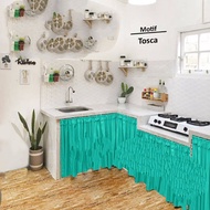 Uk Minimalist Kitchen Curtains 70 cm x 90 cm + Rope