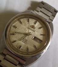 ORIENT Crystak AUTOMATIC 東方男裝古董手錶/70年代日本製造/自動機械錶