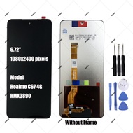 Original Realme C67 4G 5G RMX3890 LCD Display Touch Screen Digitizer Assembly Replacement