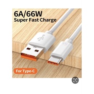 6A 68w Fastcharging Cable Usb to type C charger Data Cord wire
