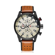 fashion watch Curren Watch Men 8250 Leather Strap Quartz Men Wristwatch Luxury Brand Waterproof Sport Men Watch