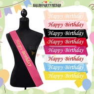 Happy Birthday Sash Screen Printed Birthday Sash