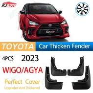 【Thickened and Upgraded】4 Pcs 2023 Toyota Agya Wigo Custom Fenders Car Decoration Accessories