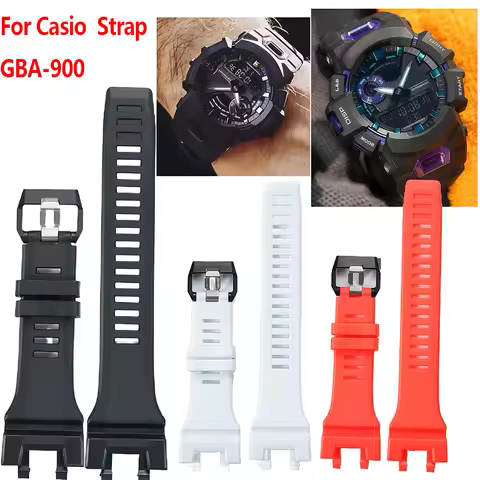 Watch Accessories For Casio G-shock Series GBA-900 Men Strap Sports Waterproof Bracelet GBA 900 Resi